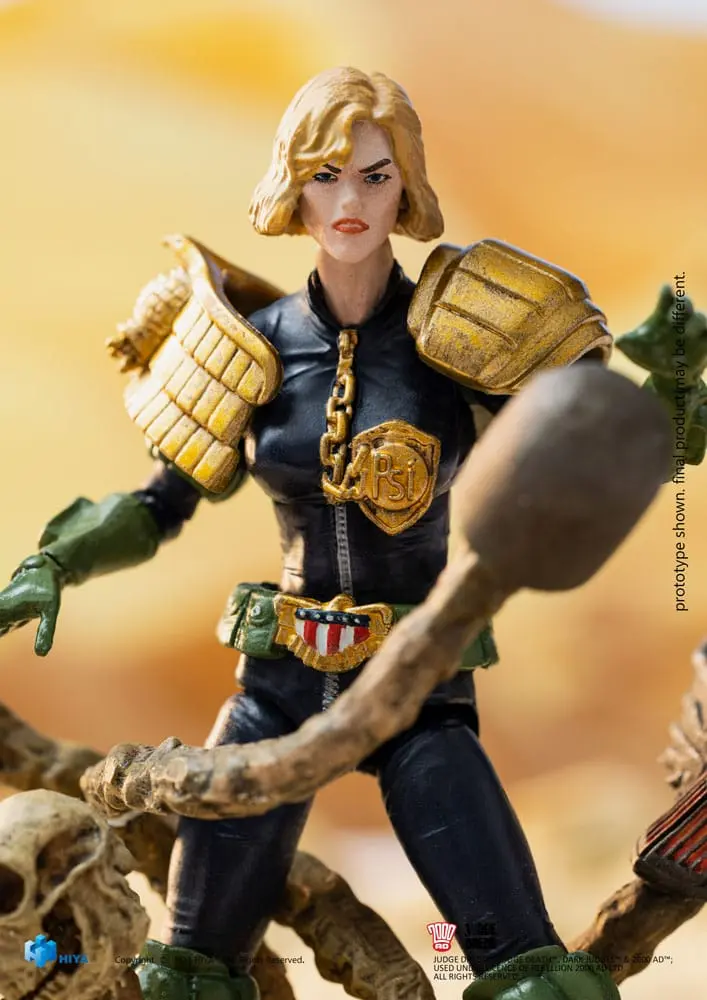 2000 AD Exquisite Mini Akčná figúrka 1/18 Judge Dredd Judge Anderson VS The Dark Judges 10 cm termékfotó