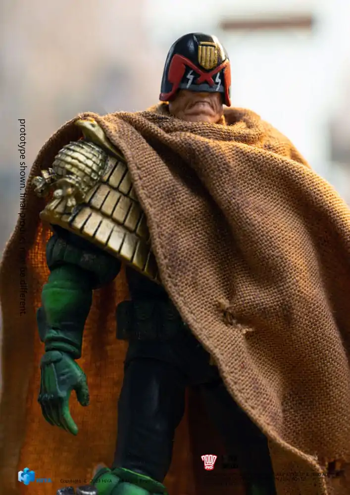 2000 AD Exquisite Mini akčná figúrka 1/18 Judge Dredd Cursed Earth Judge Dredd 10 cm produktová fotografia