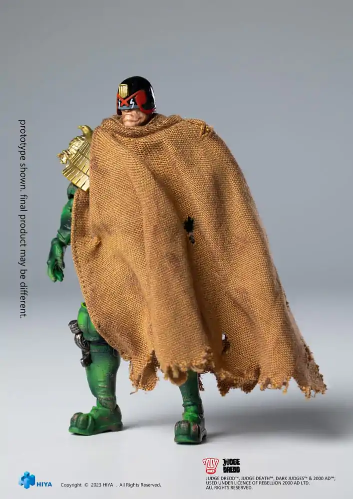 2000 AD Exquisite Mini akčná figúrka 1/18 Judge Dredd Cursed Earth Judge Dredd 10 cm produktová fotografia