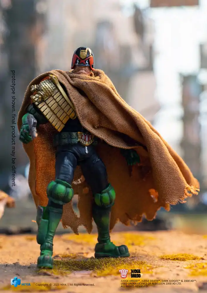 2000 AD Exquisite Mini akčná figúrka 1/18 Judge Dredd Cursed Earth Judge Dredd 10 cm produktová fotografia