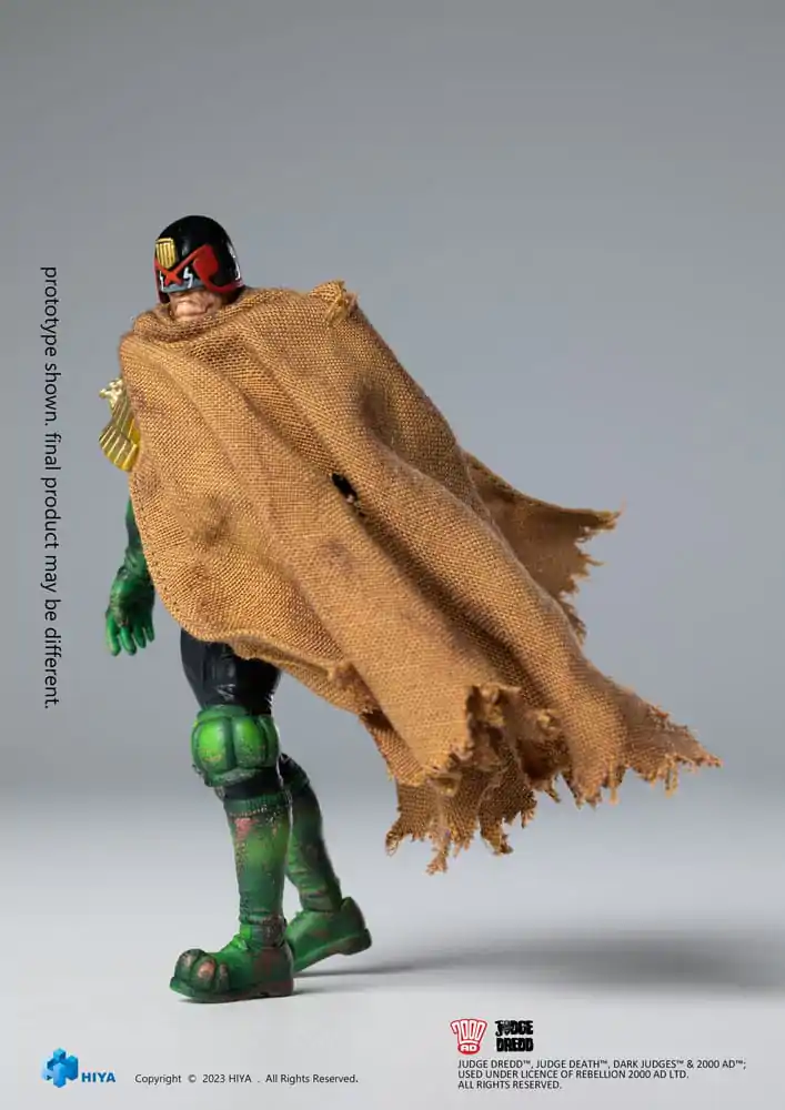 2000 AD Exquisite Mini akčná figúrka 1/18 Judge Dredd Cursed Earth Judge Dredd 10 cm produktová fotografia