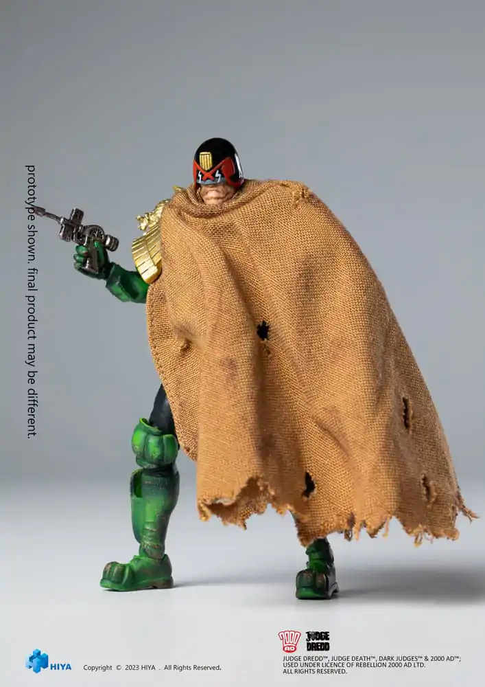 2000 AD Exquisite Mini akčná figúrka 1/18 Judge Dredd Cursed Earth Judge Dredd 10 cm produktová fotografia