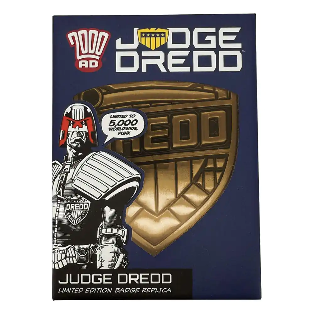 2000 AD Replika odznak Judge Dredd Limited Edition produktová fotografia