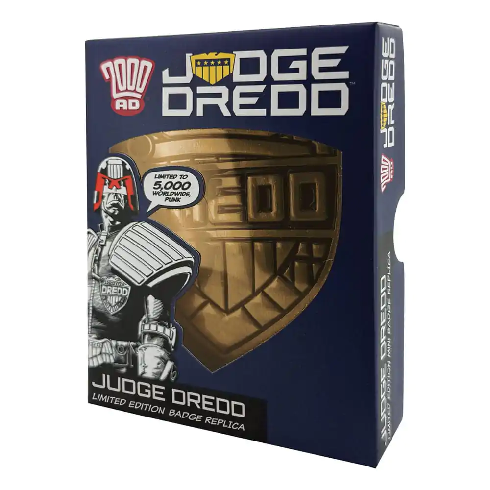 2000 AD Replika odznak Judge Dredd Limited Edition produktová fotografia