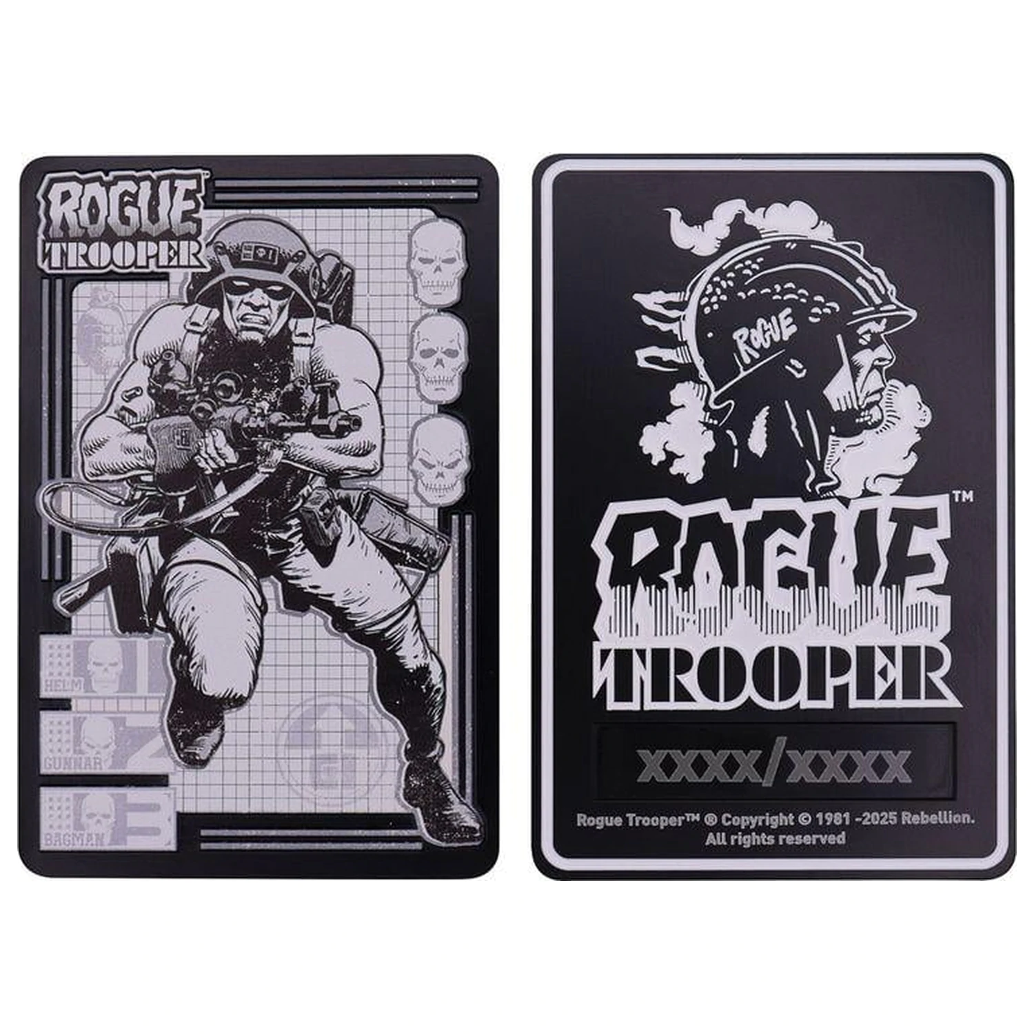 2000 AD Rogue Trooper limitovaná edícia odliatok produktová fotografia