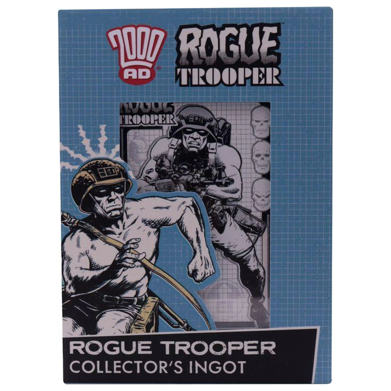 2000 AD Rogue Trooper limitovaná edícia odliatok produktová fotografia