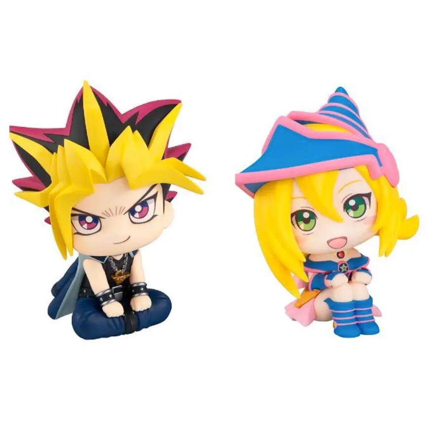 Yu-Gi-Oh! Duel Monsters Look Up PVC sochy Yami Yugi & Dark Magician Girl sada 11 cm termékfotó