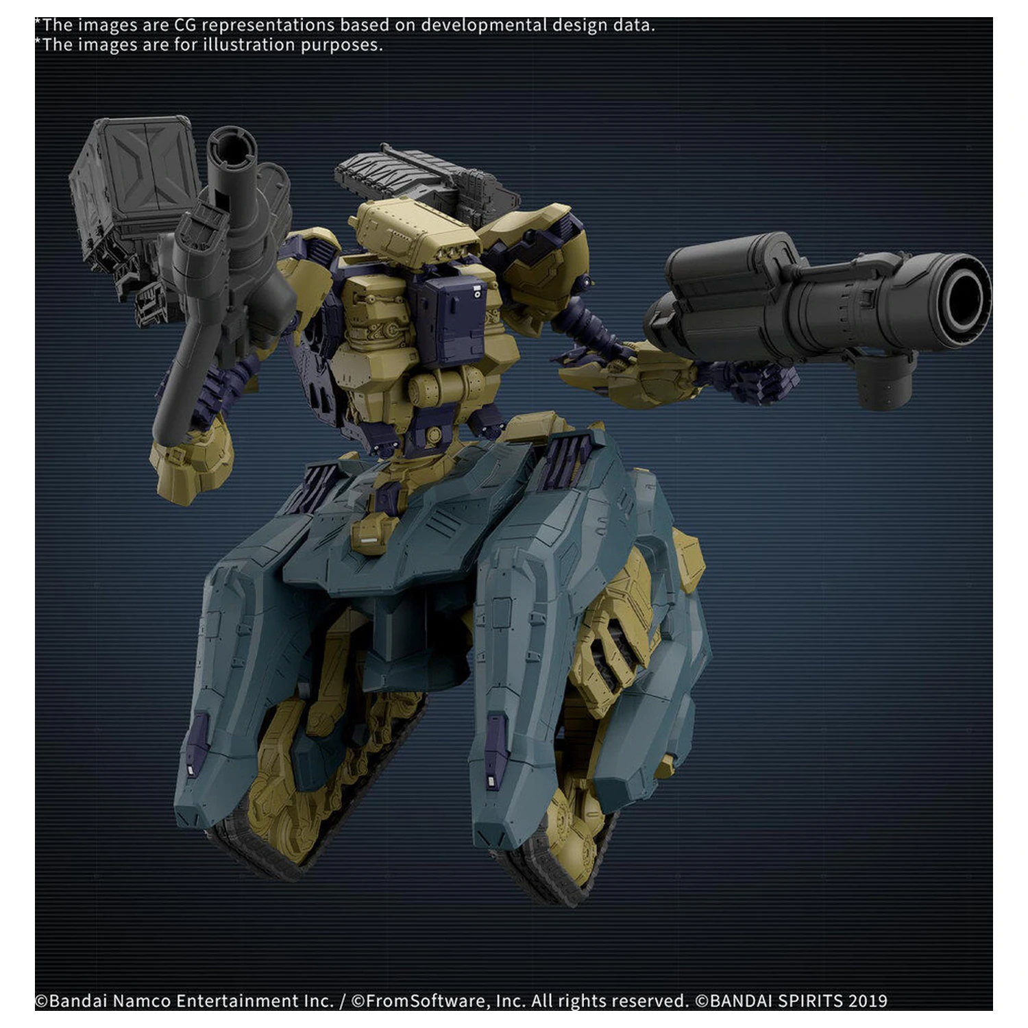 30 Minutes Missions Armored Core VI Wrecker Circus RaD CC3000 model súprava produktová fotografia