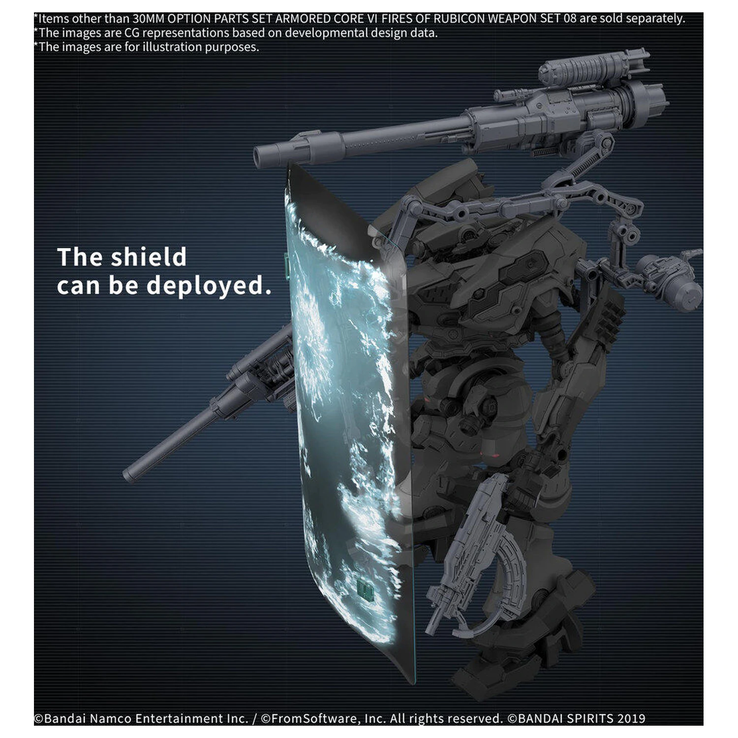 30 Minutes Missions Súprava voliteľných dielov Armored Core VI Súprava zbraní 08 produktová fotografia