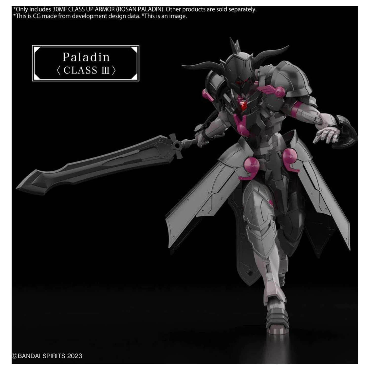 30MF Class Up Armor (Rosan Paladin) Modelárska stavebnica produktová fotografia