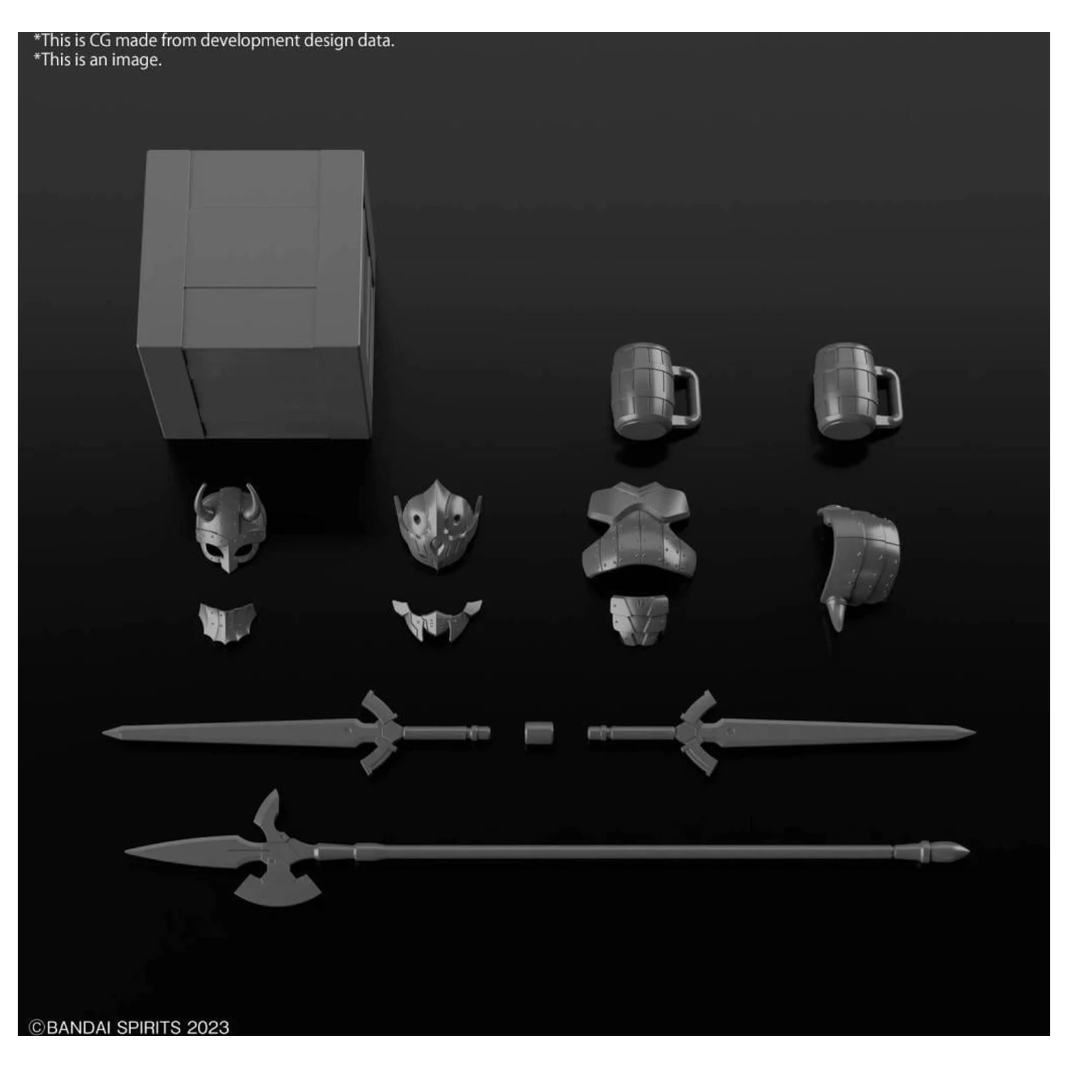 30MF Item Shop 2 (Možnosť Bojovník) modelová súprava produktová fotografia