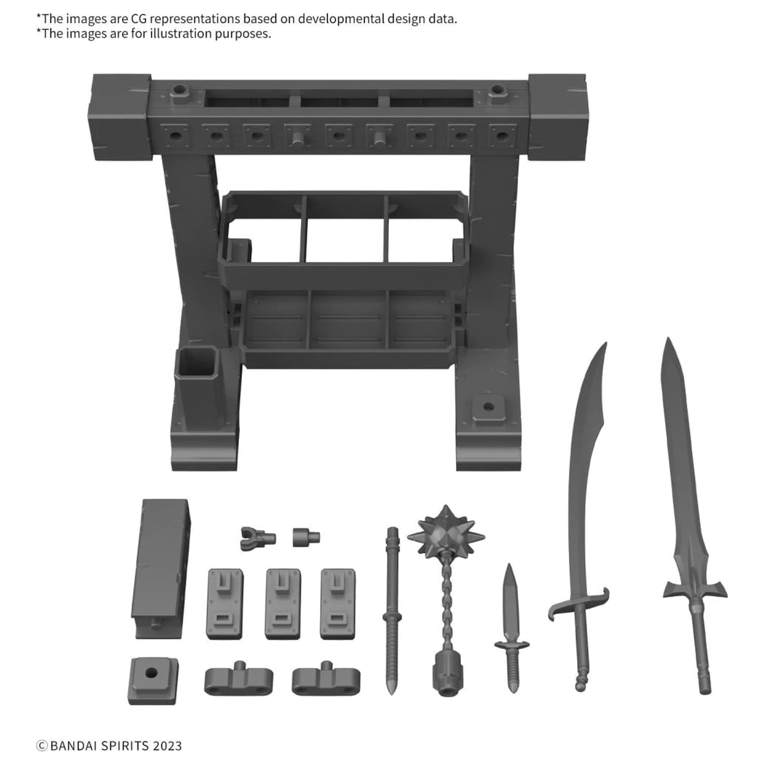 30MF Item Shop 3 (Možnosť Zbraň) Model Kit produktová fotografia