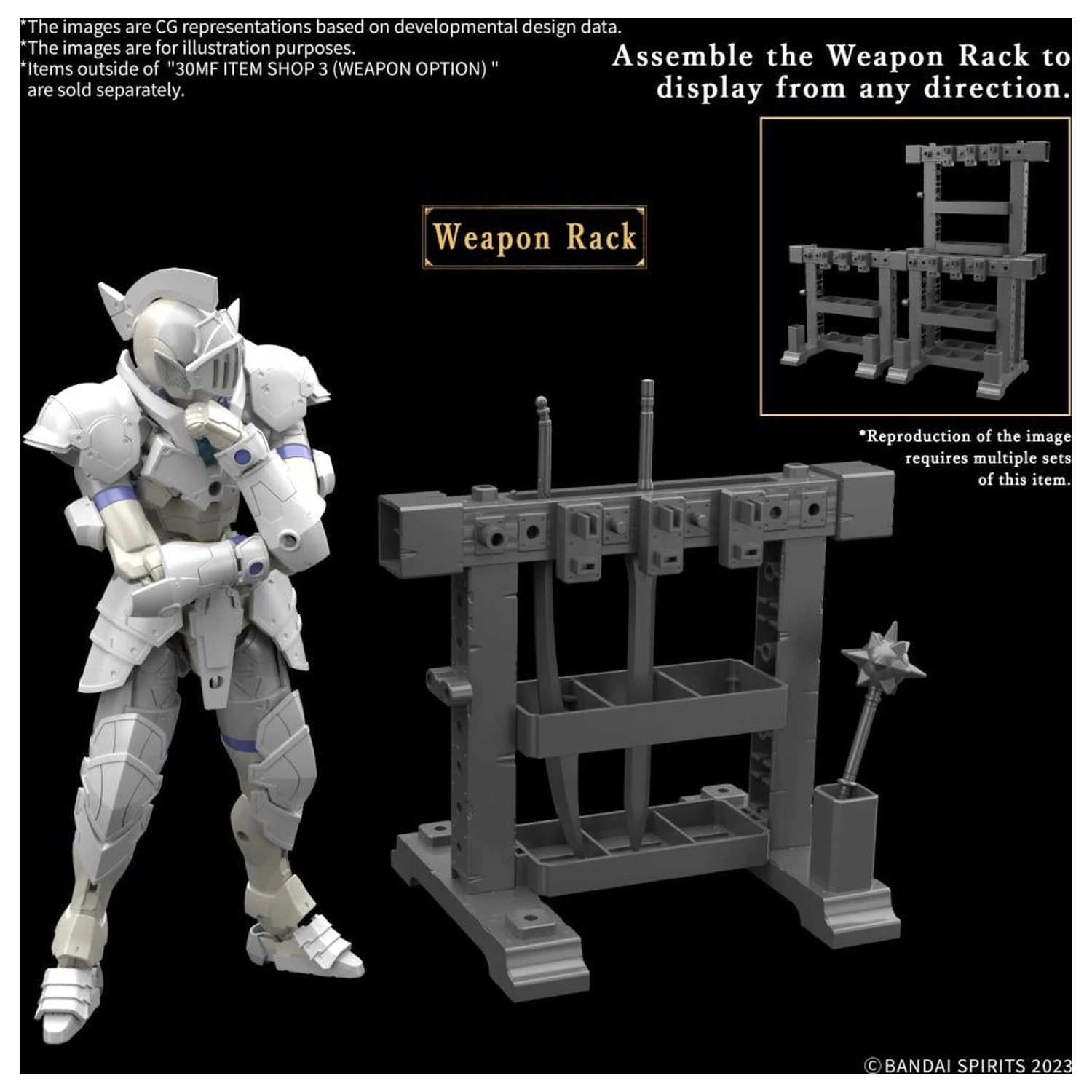 30MF Item Shop 3 (Možnosť Zbraň) Model Kit produktová fotografia