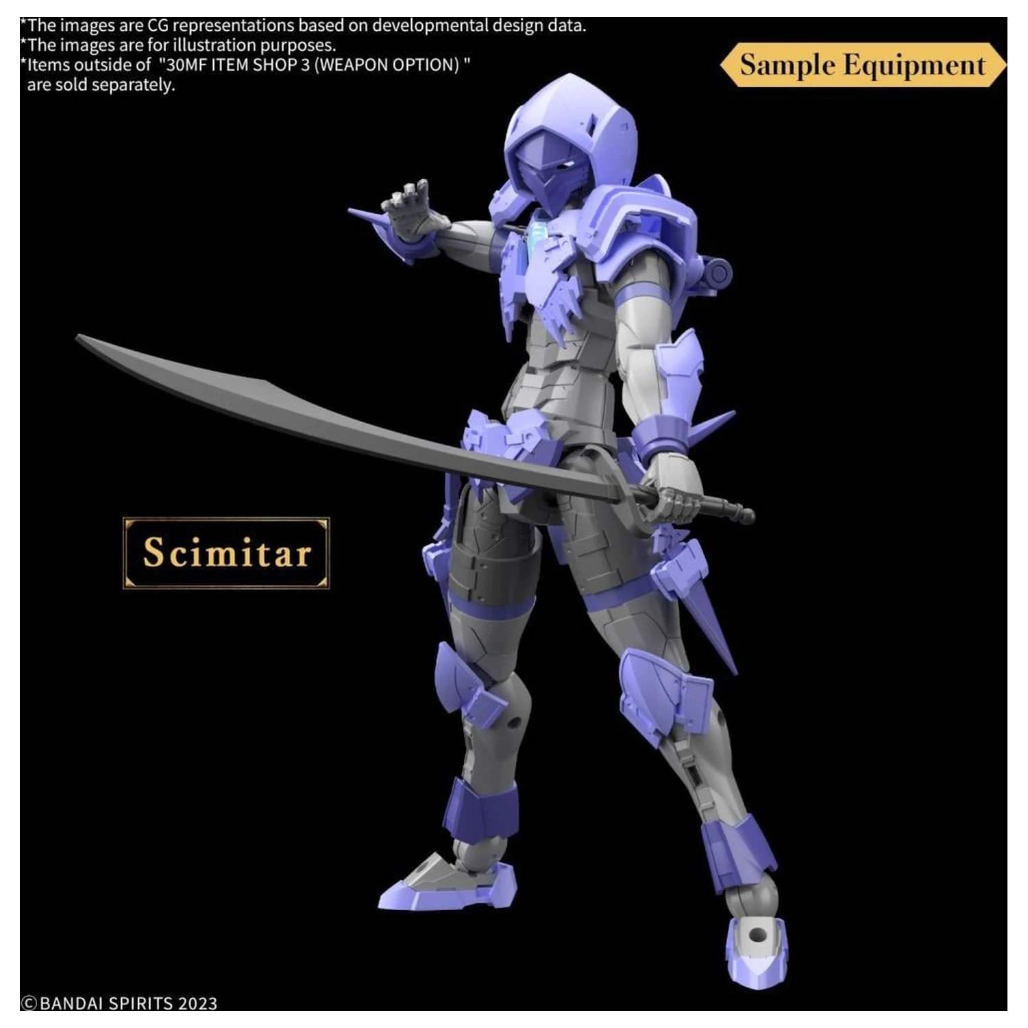 30MF Item Shop 3 (Možnosť Zbraň) Model Kit produktová fotografia