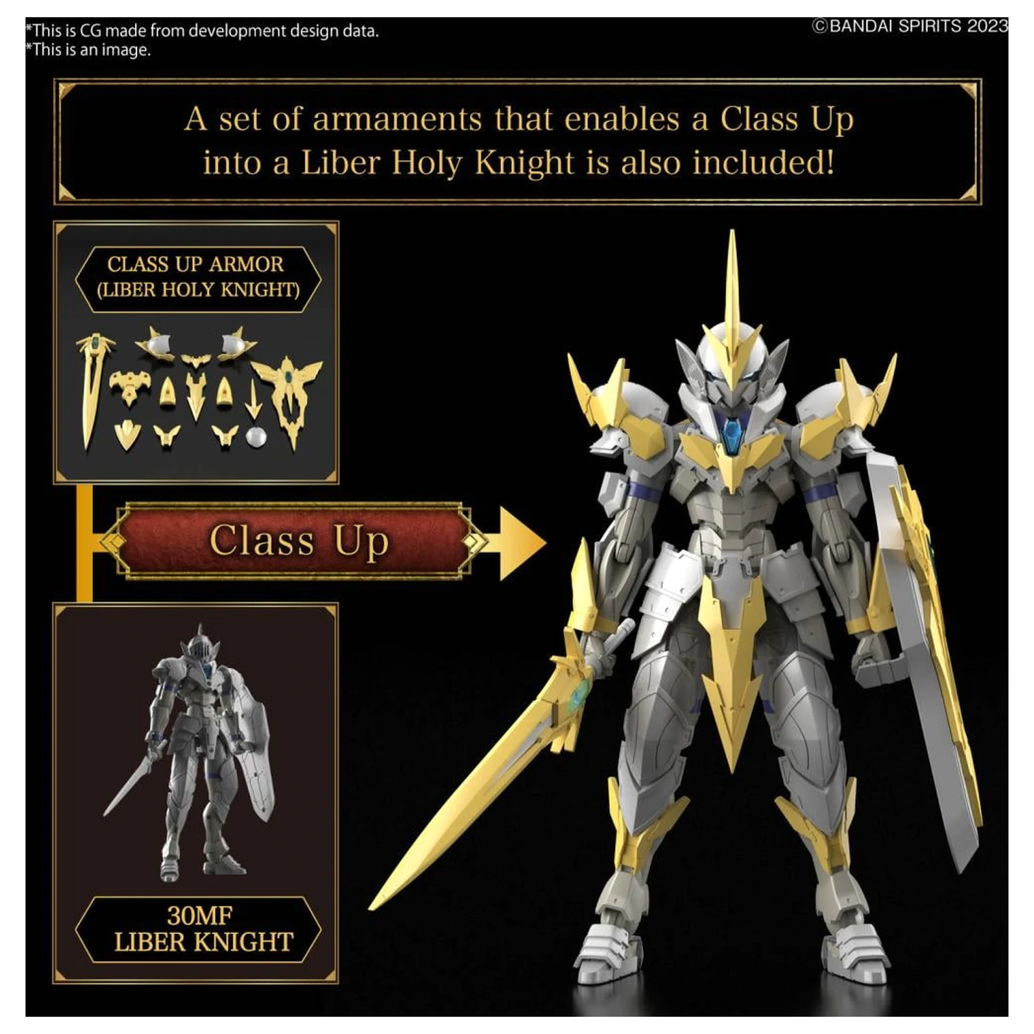 30MF Liber Holy Knight Model Kit produktová fotografia