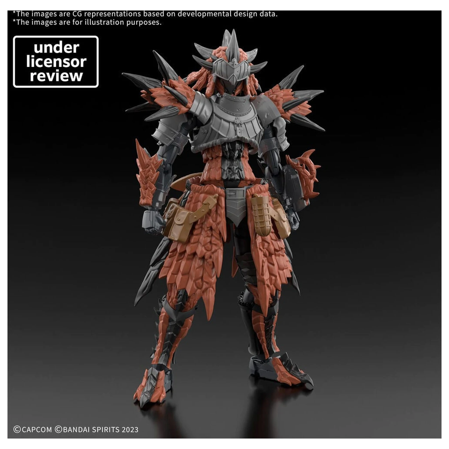 30MF Monster Hunter Wilds Rathalos vybavenie Rathalos séria príslušenstva Set 30 Minutes Fantasy produktová fotografia