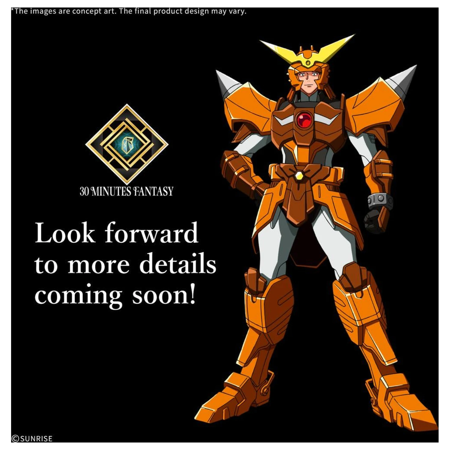 30MF Yoroi-Shinden Samurai Troopers Wild Plastikový model Kit produktová fotografia
