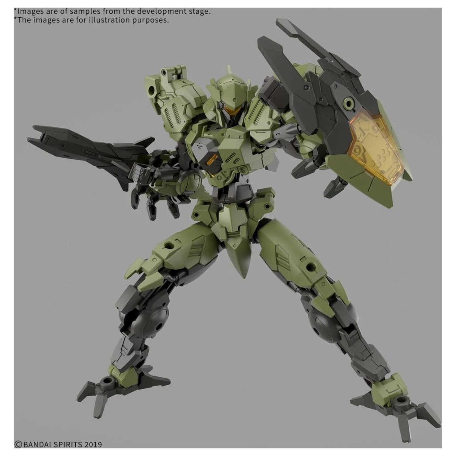 30 mm 1/144 bEXM-40 Novalv (Green) model stavebnica produktová fotografia