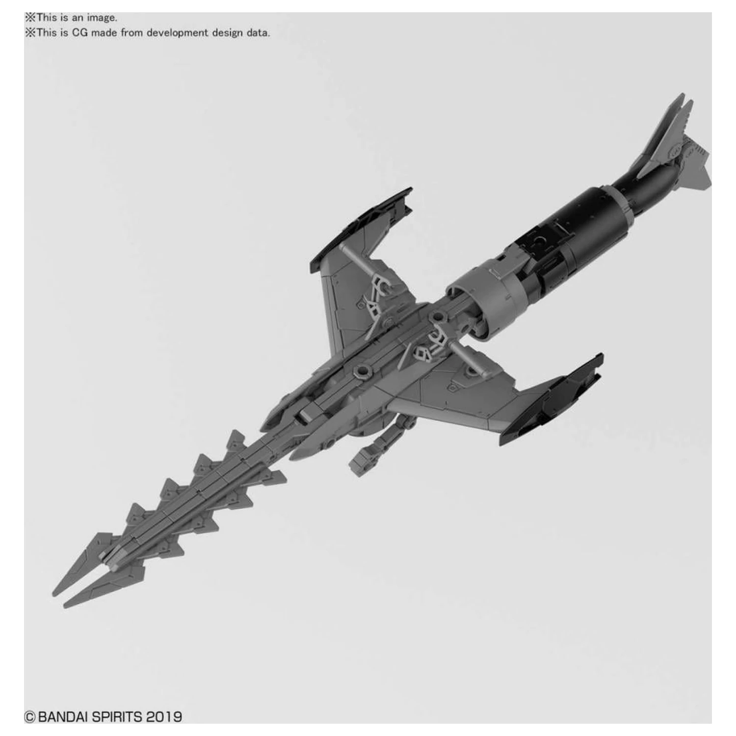 30MM 1/144 Extended Armament Vehicle (Submarine Gray) model súprava produktová fotografia