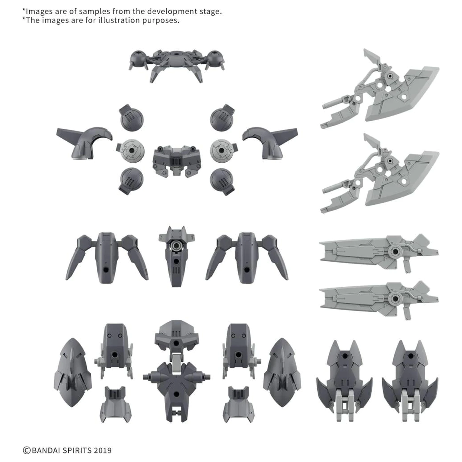 30 MM 1/144 sada voliteľných dielov 23 (Full Armor Unit 2) model kit produktová fotografia