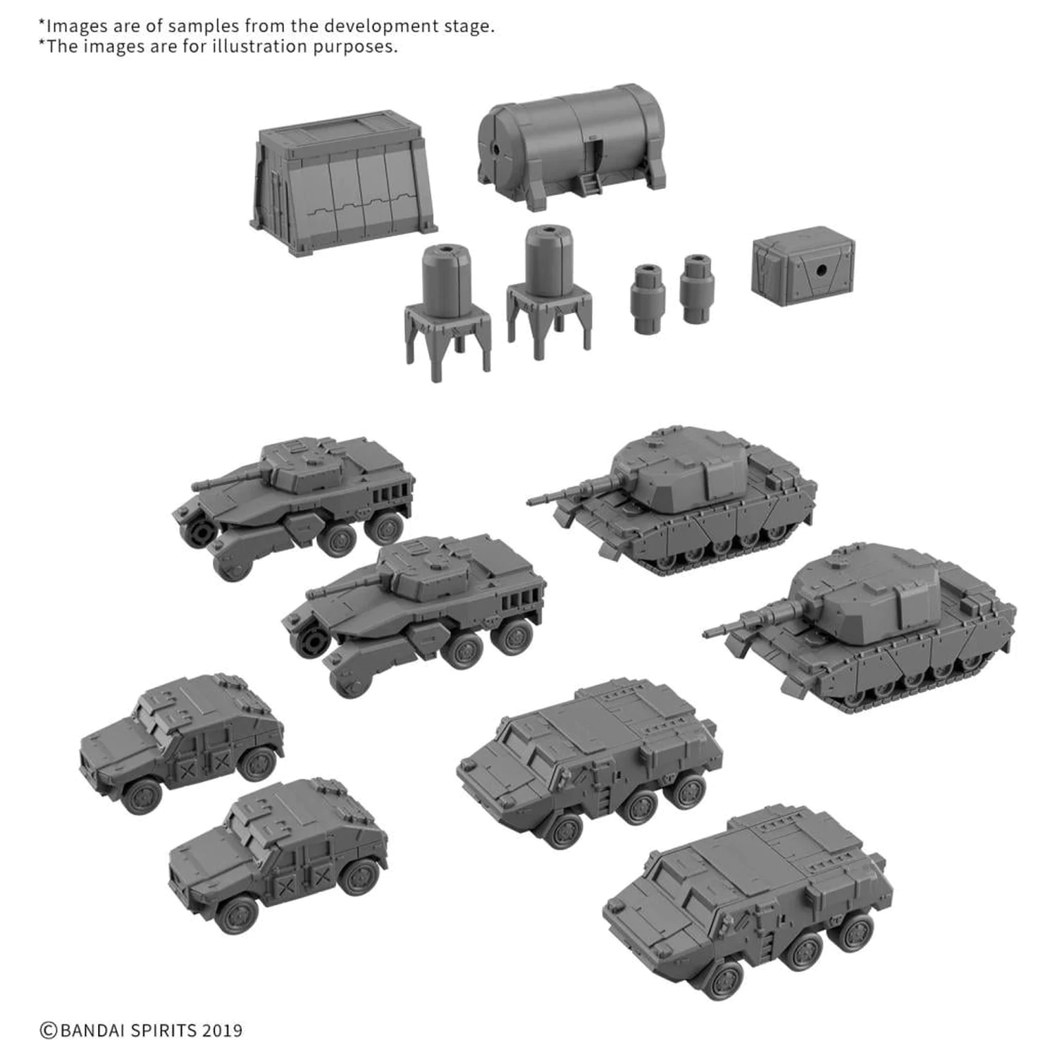 30MM 1/144 sada doplnkových dielov 24 (Multi Object 1) modelová stavebnica produktová fotografia