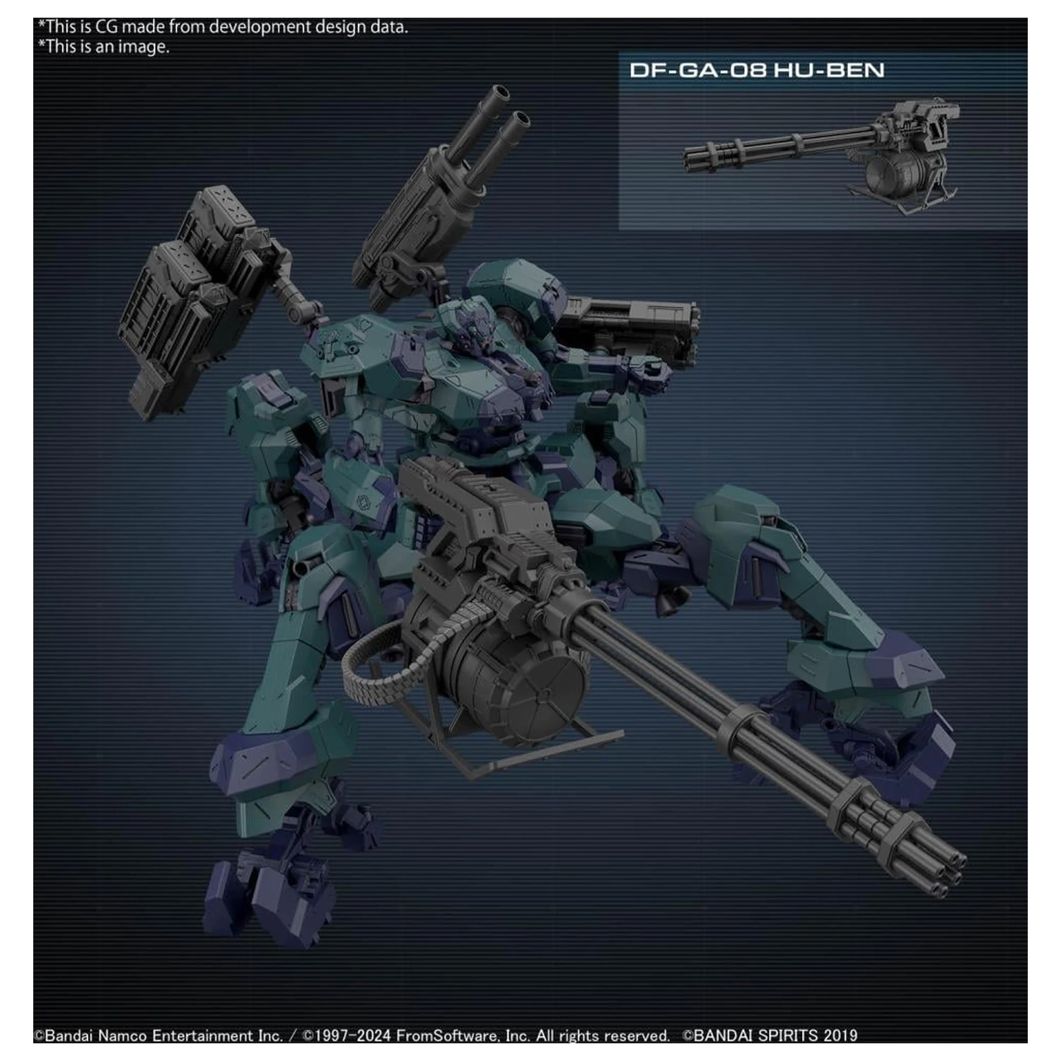 30MM Armored Core VI BD-011 Melander Liger Tail model súprava produktová fotografia