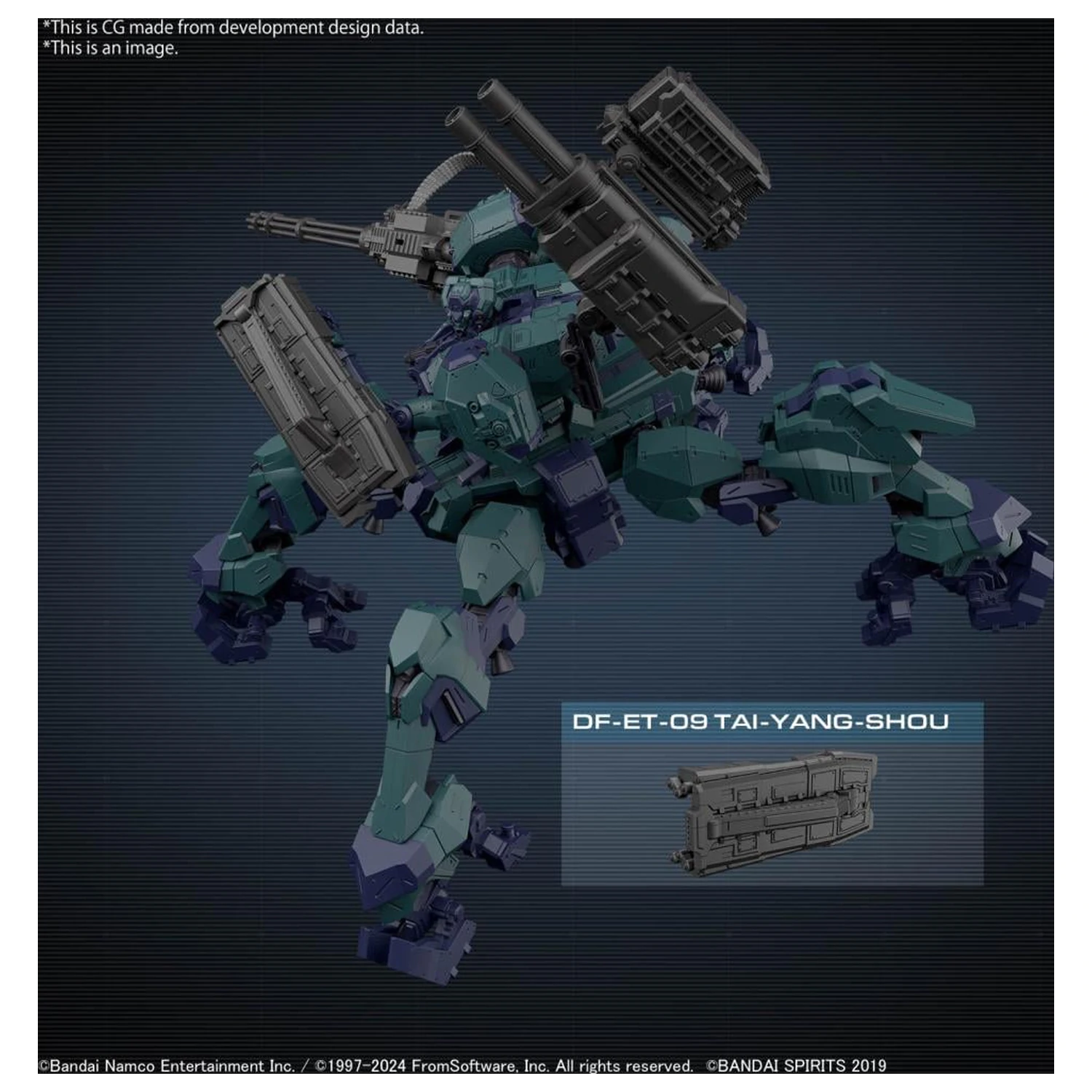 30MM Armored Core VI BD-011 Melander Liger Tail model súprava produktová fotografia