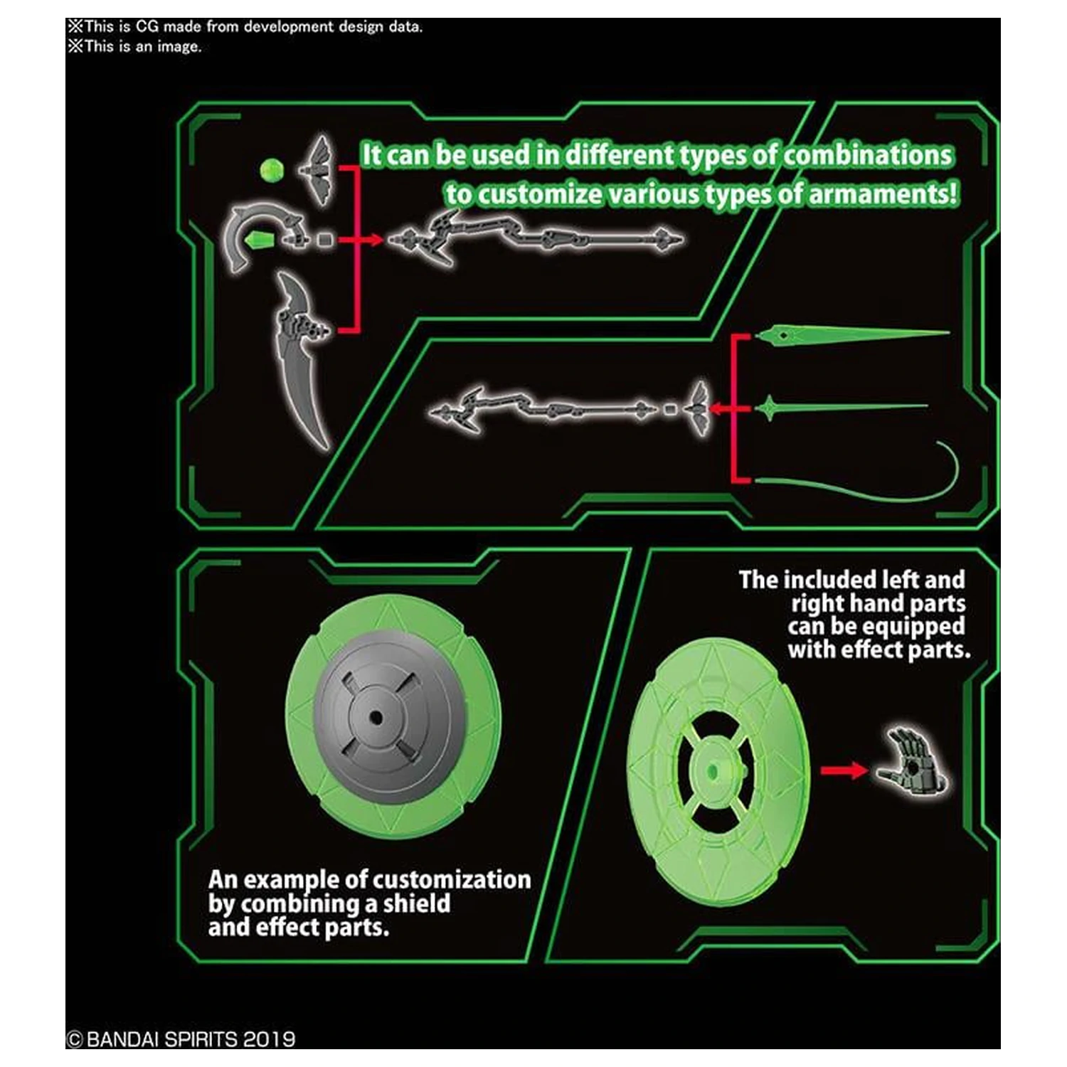 30MM Prispôsobte zbrane (Čarodejnícka zbraň) Model Kit produktová fotografia