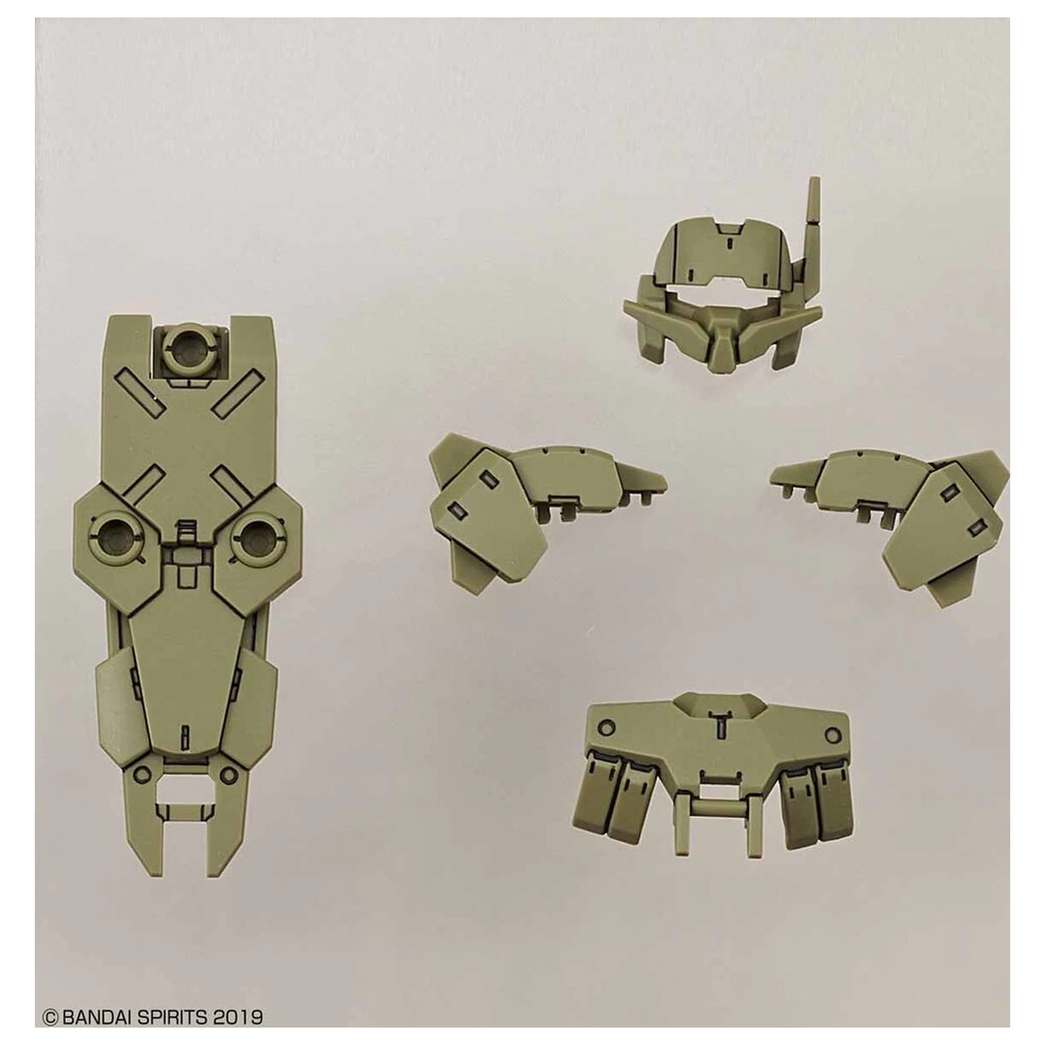 30MM Voliteľná sada brnenia pre boj zblízka tmavozelená súprava modelov – balíček príslušenstva produktová fotografia