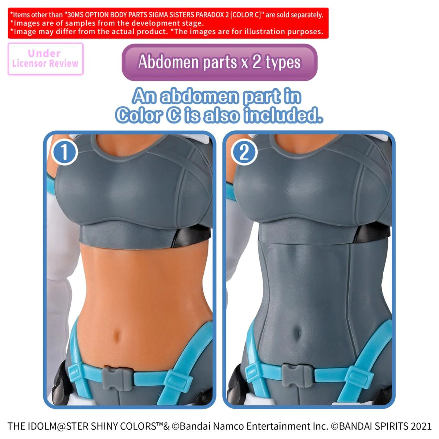 30MS Option Body Parts Sigma Sisters Paradox 2 (Color C) Model Kit príslušenstvo balenie produktová fotografia