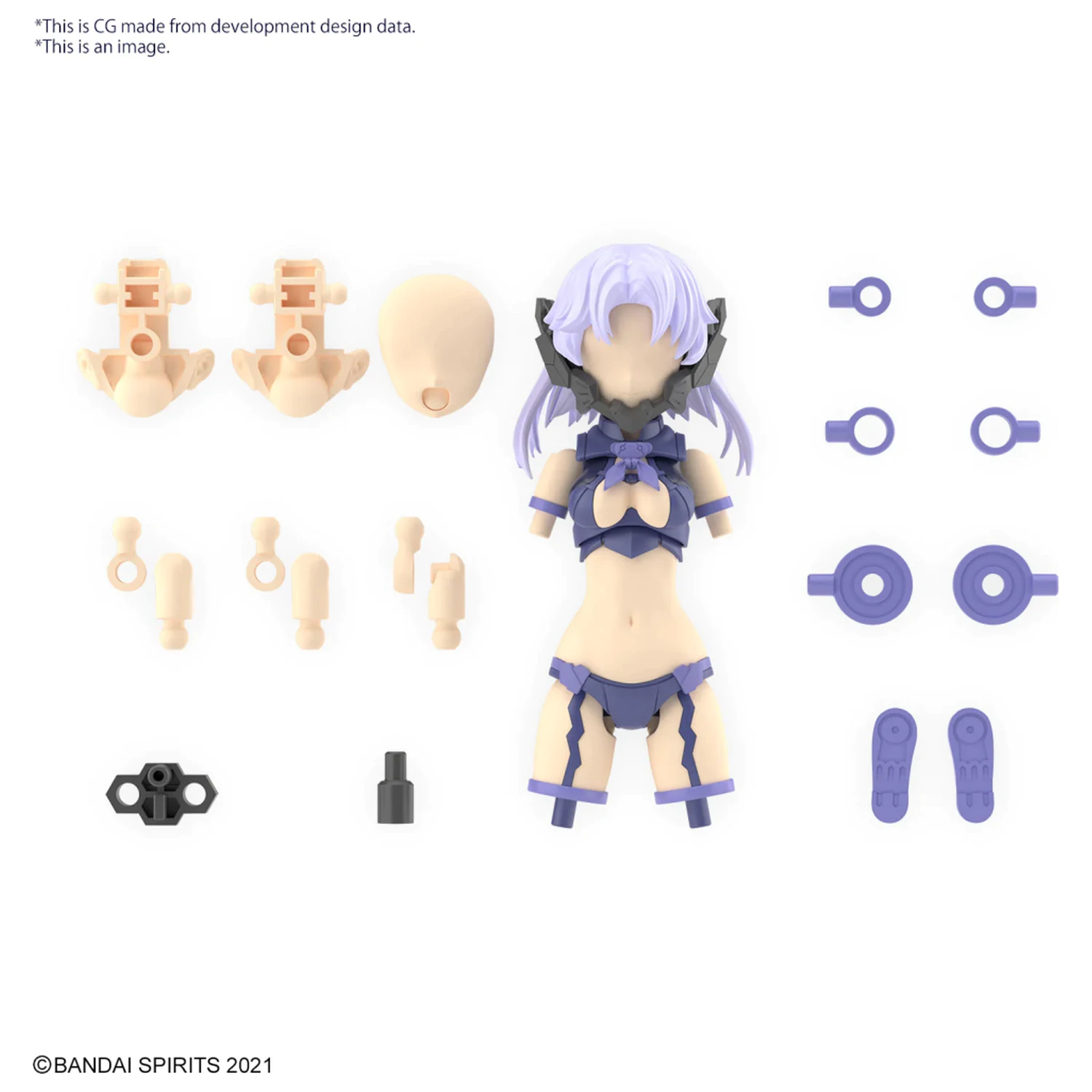 30MS Option Parts Set 11 (Fang Costume) Color A Model Kit produktová fotografia