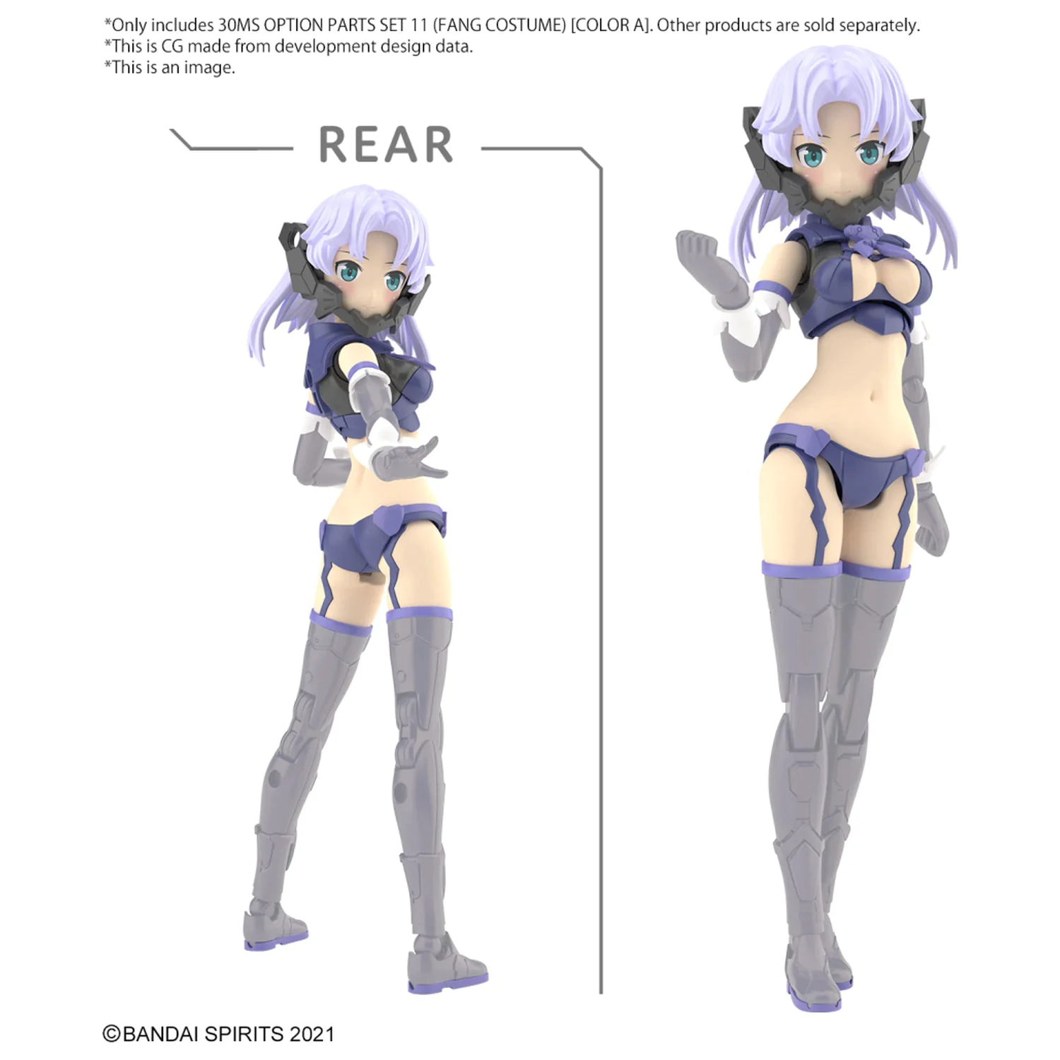 30MS Option Parts Set 11 (Fang Costume) Color A Model Kit produktová fotografia