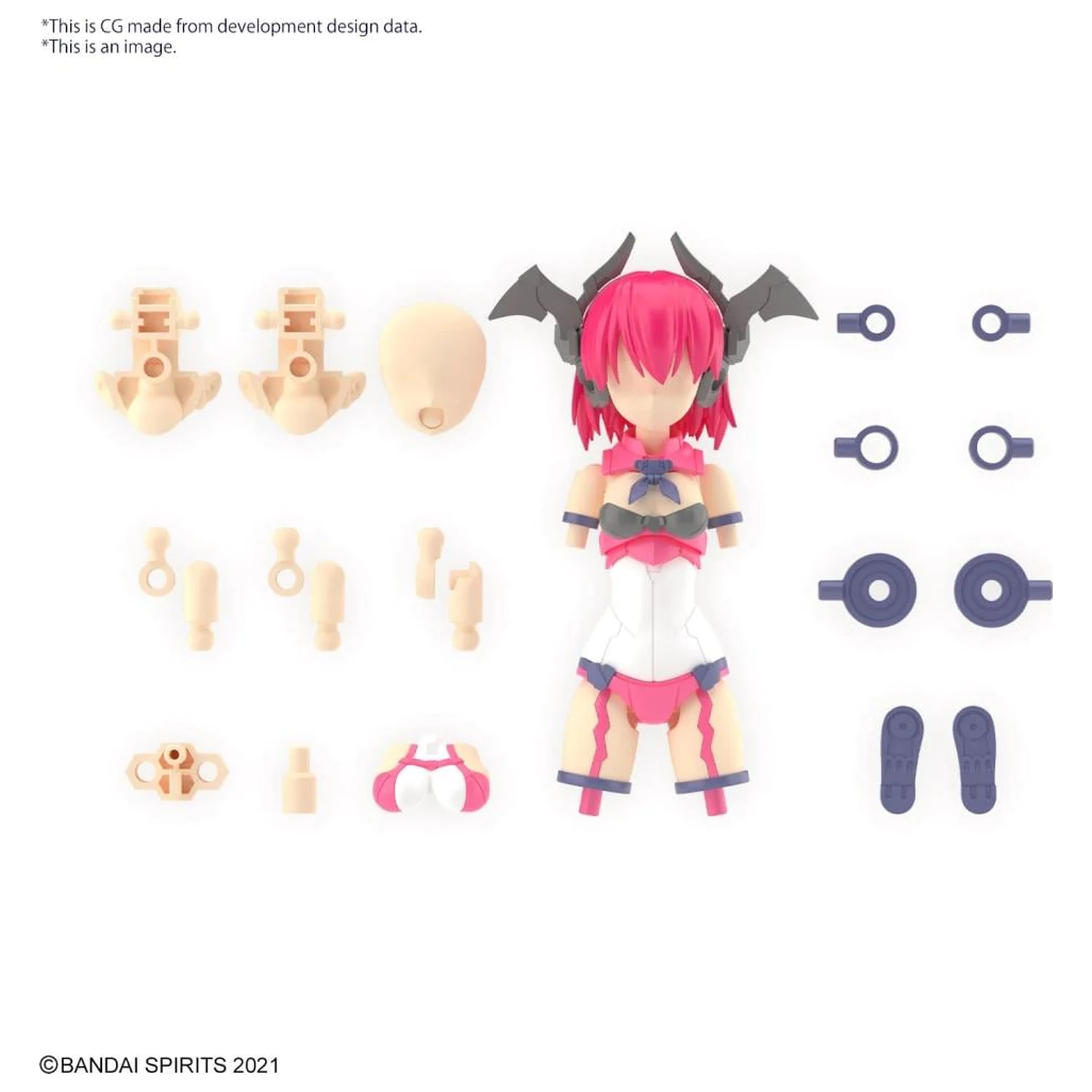 30MS Option Parts Set 12 (Reaper Costume) Farebný A Model kit produktová fotografia