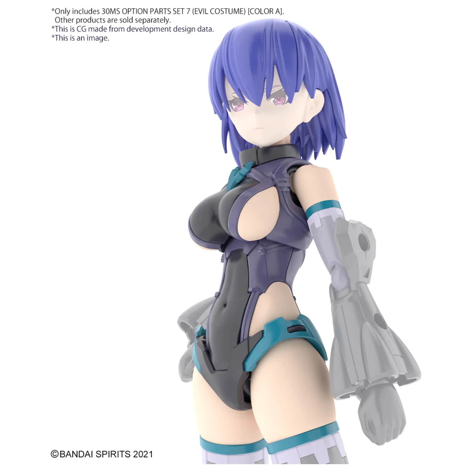 30MS Súprava voliteľných dielov 7 (Evil Costume) „Color A“ Model Kit produktová fotografia