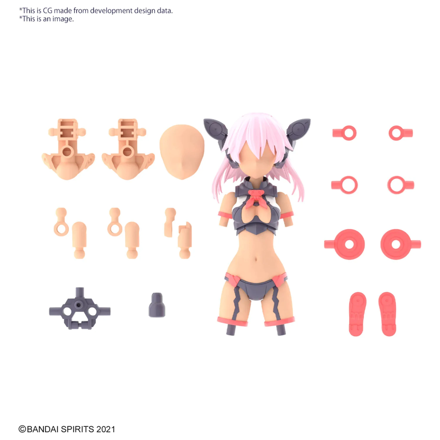 30MS Option Parts Set 8 (Scout Costume Color C) Model Kit produktová fotografia