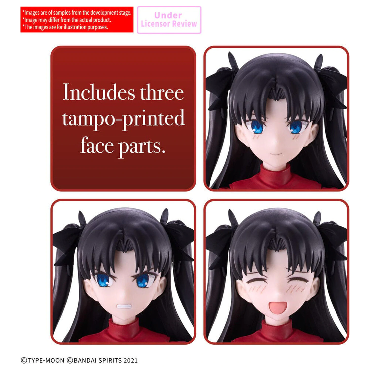 30MS Rin Tohsaka modelový kit základná figúrka 30 Minutes Sisters Fate Stay Night produktová fotografia
