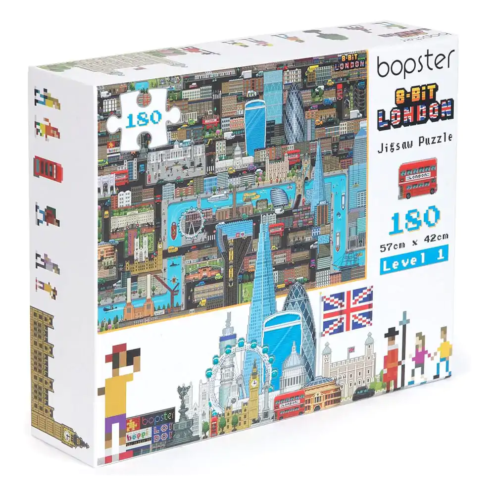 8-Bit Pixel Puzzle London Level 1 180 dielikov produktová fotografia