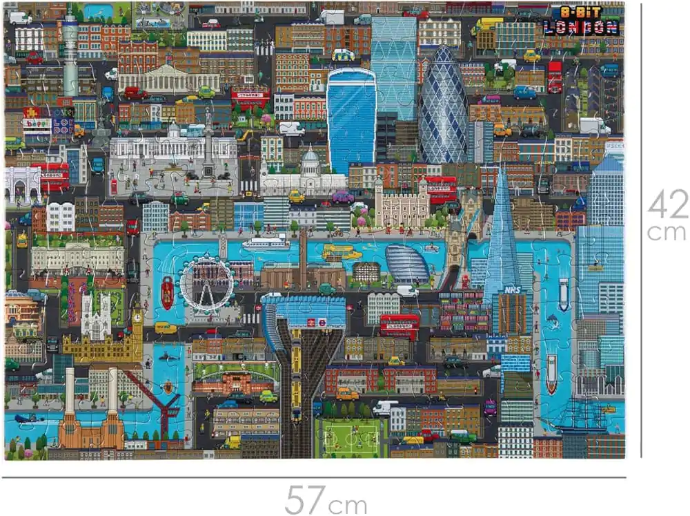 8-Bit Pixel Puzzle London Level 1 180 dielikov produktová fotografia