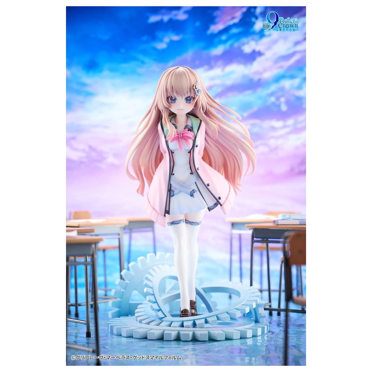 9-nine- PVC figúrka 1/6 Ruler's Crown Miyako Kujo Deluxe Edition 25 cm produktová fotografia