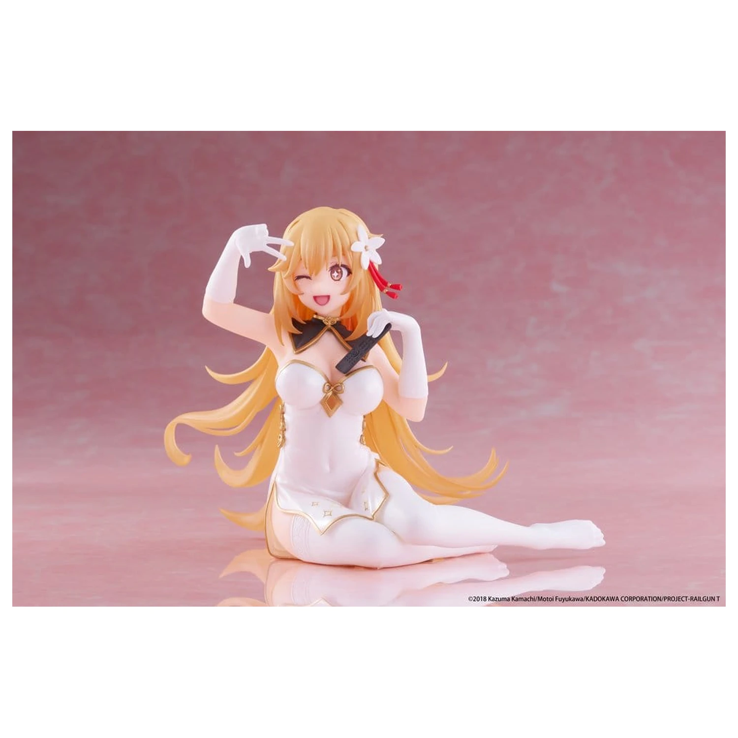 A Certain Scientific Railgun PVC soška desktop roztomilá figúrka Misaki Shokuho Chinese Dress Ver. 13 cm produktová fotografia