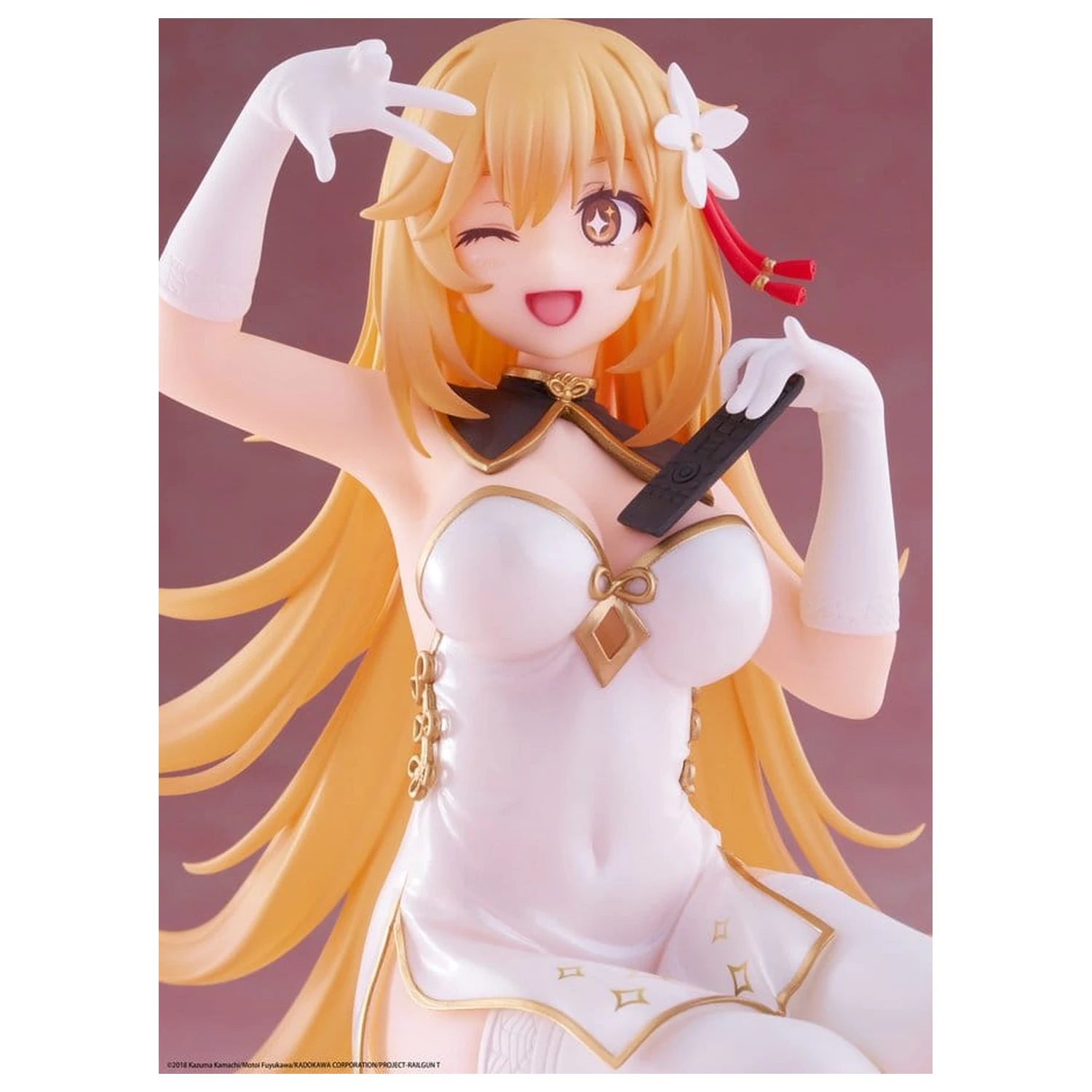 A Certain Scientific Railgun PVC soška desktop roztomilá figúrka Misaki Shokuho Chinese Dress Ver. 13 cm produktová fotografia