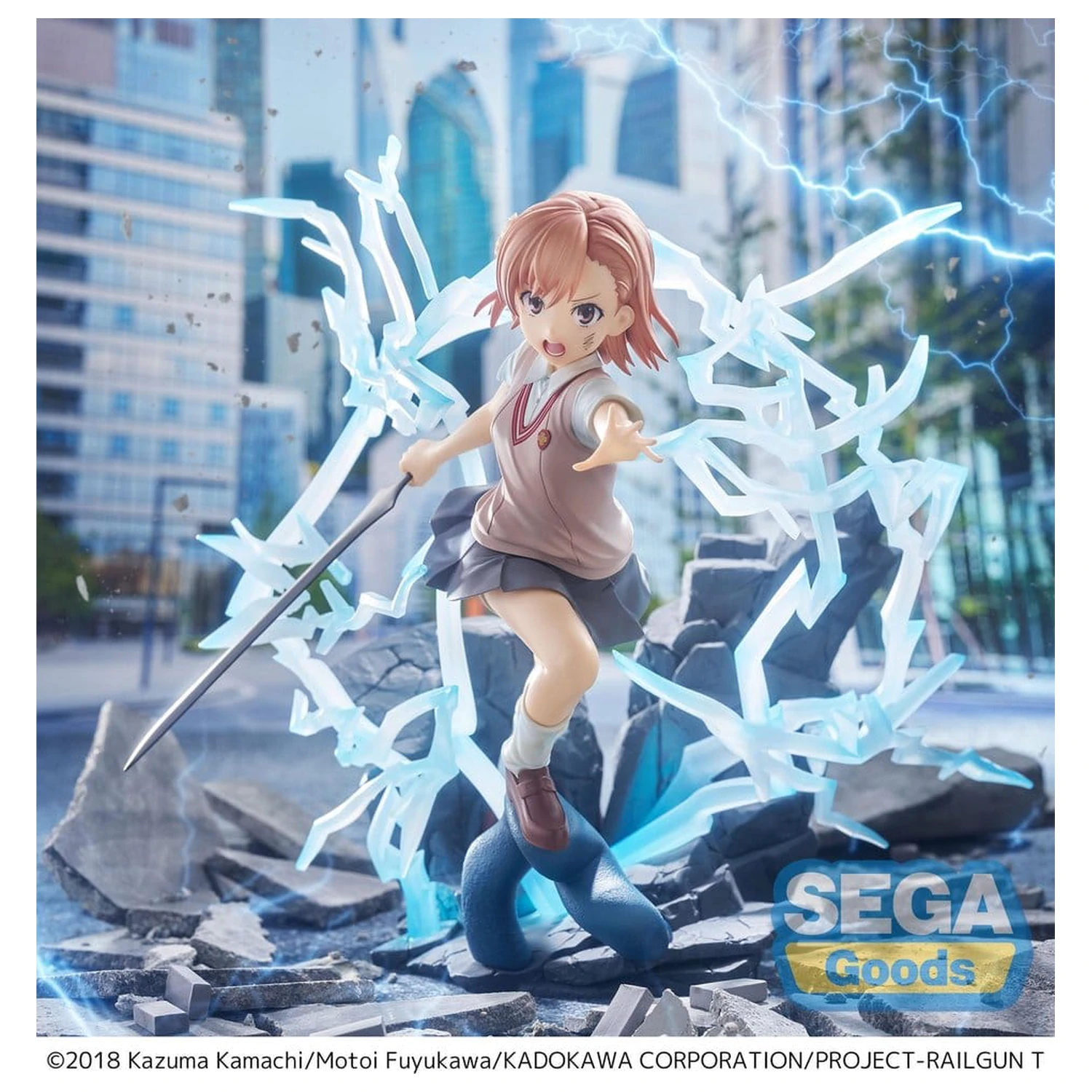 A Certain Scientific Railgun T FIGURIZMa PVC figúrka Mikoto Misaka 23 cm produktová fotografia