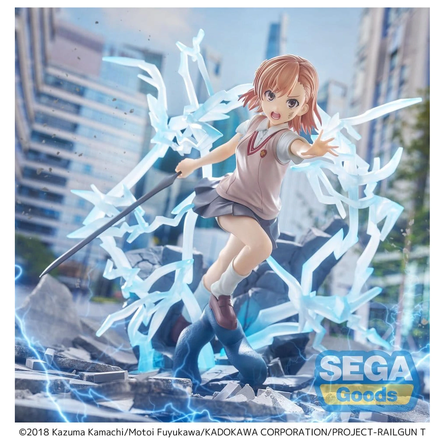 A Certain Scientific Railgun T FIGURIZMa PVC figúrka Mikoto Misaka 23 cm produktová fotografia