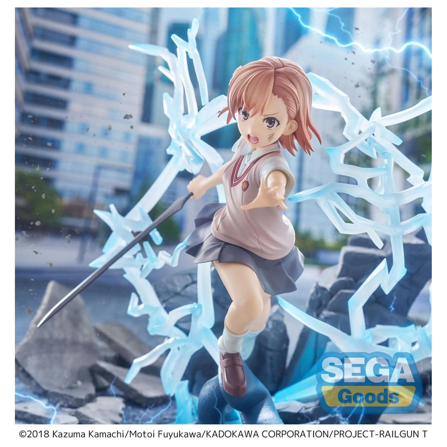 A Certain Scientific Railgun T FIGURIZMa PVC figúrka Mikoto Misaka 23 cm produktová fotografia