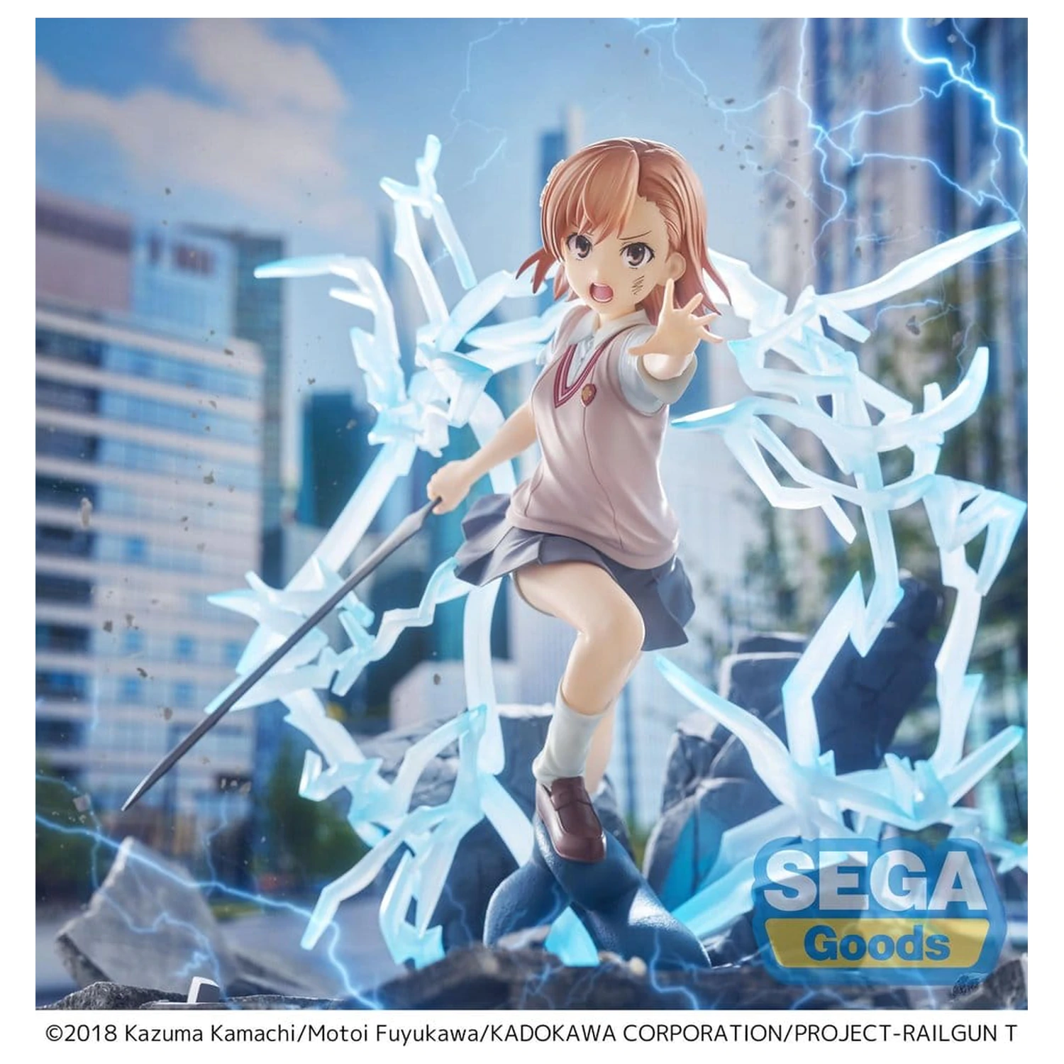 A Certain Scientific Railgun T FIGURIZMa PVC figúrka Mikoto Misaka 23 cm produktová fotografia