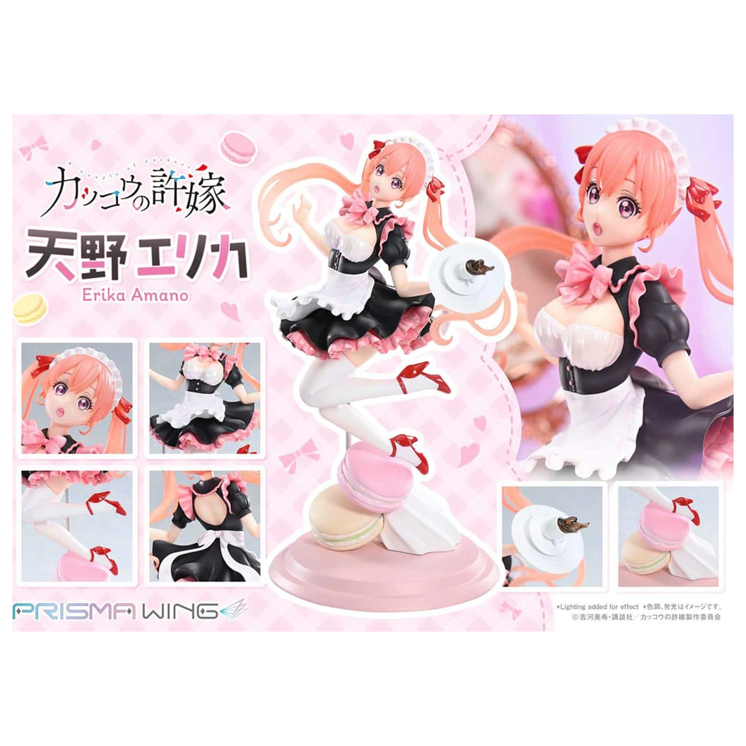 A Couple of Cuckoos Prisma Wing PVC socha 1/7 Erika Amano 24 cm produktová fotografia