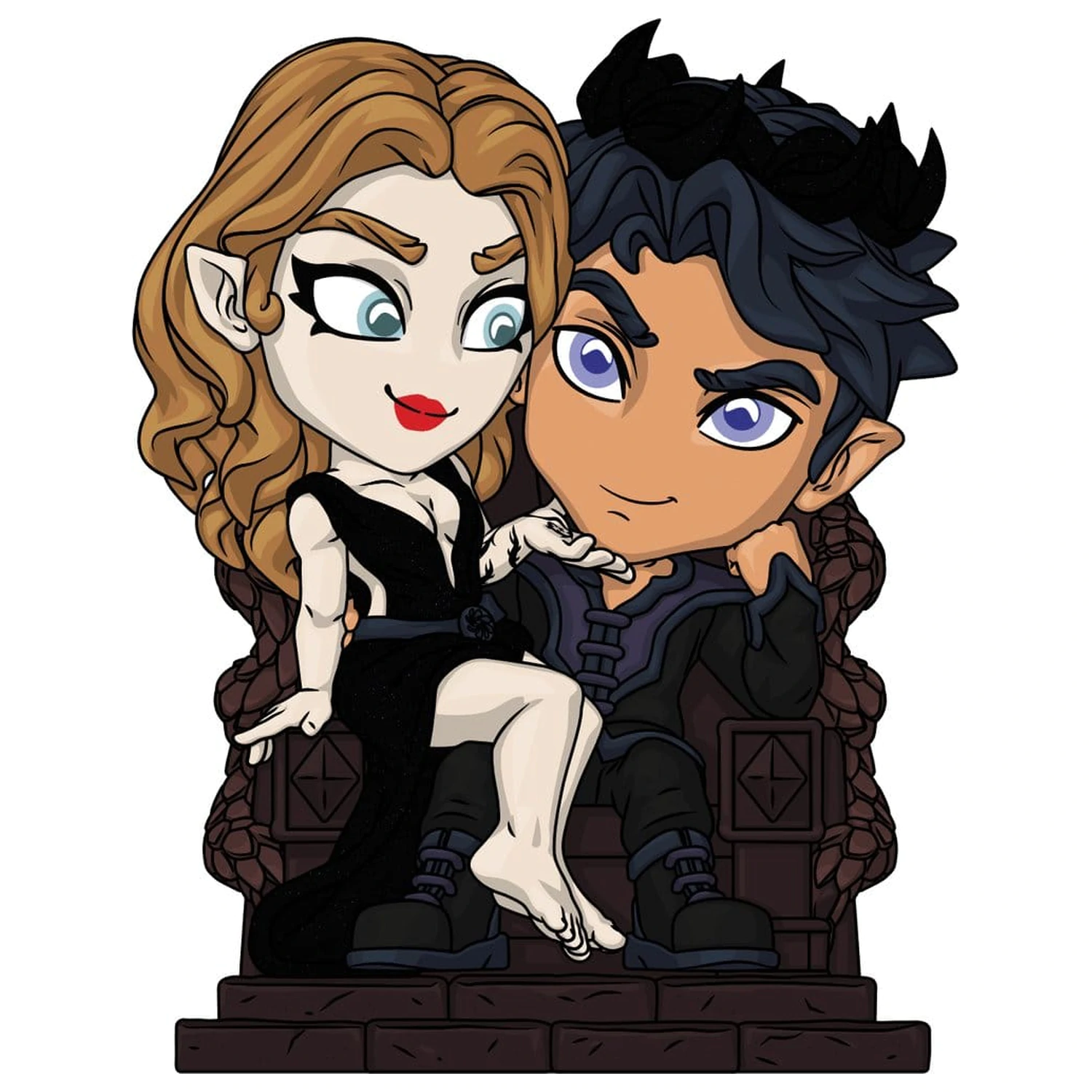 A Court of Thorns and Roses Vinylová figúrka Feyre And Rhysand 12 cm produktová fotografia