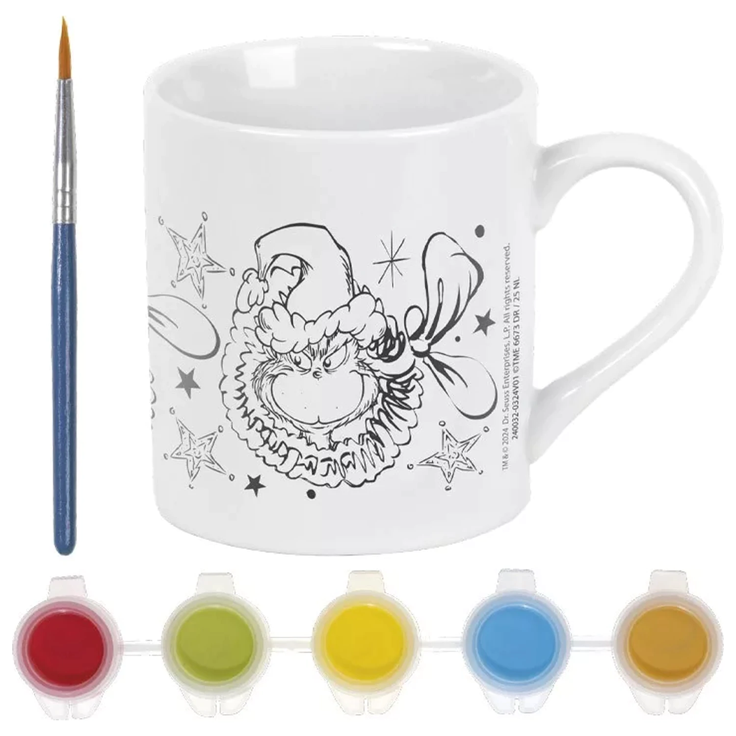 The Grinch Dr Seuss Maľovateľný porcelánový hrnček 235 ml produktová fotografia