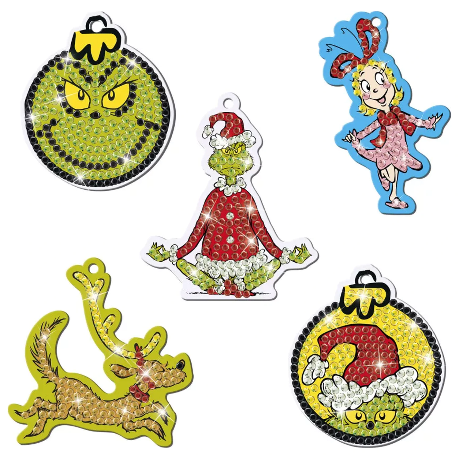 The Grinch Dr. Seuss súprava s očami Diamond Eye a vešiakom produktová fotografia