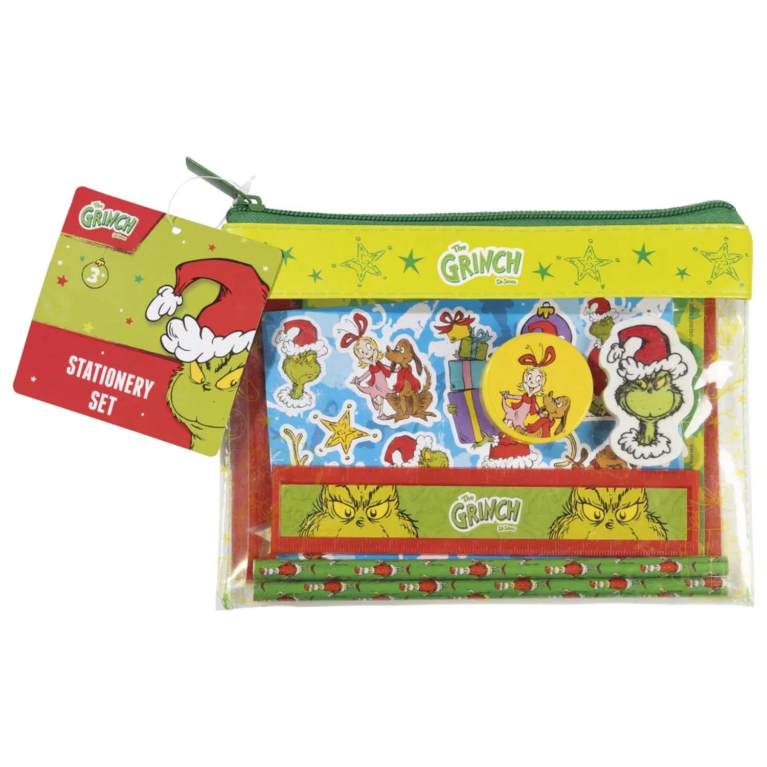 The Grinch Dr. Seuss súprava písacích potrieb 9 kusov produktová fotografia